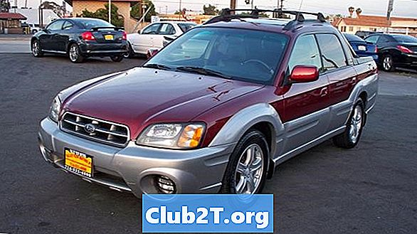 Schéma de câblage de l'alarme de voiture Subaru Baja 2003