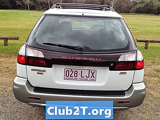2003 Subaru Outback Wagon Car Radio Stereo Ledningsdiagram