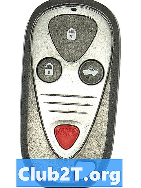 2004 Acura RSX Remote Car Start ledningsdiagram