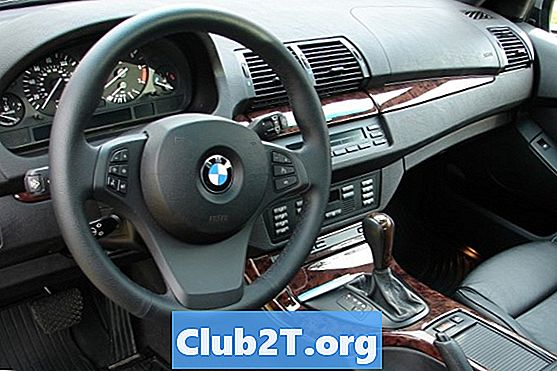 แผนผังโครงลวดวิทยุติดรถยนต์ BMW X5 2004