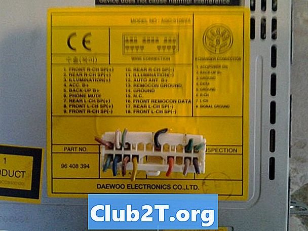 Codes de couleur de fil stéréo pour voiture Chevrolet Aveo 2004 - Des Voitures