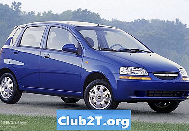 2004 Chevrolet Aveo LS Rim dan Tayar Sizing Chart