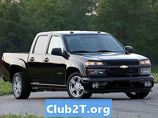 2004 m. „Chevrolet Colorado“ automobilių radijo laidų schema