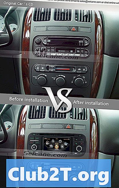 2004 Chrysler Voyager automašīnas stereo vadu shēma