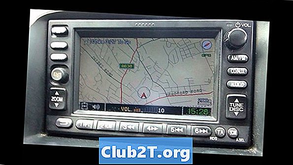 2004 „Honda Civic Car Stereo“ radijo laidų schema