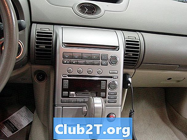 2006 m. „Infiniti I35“ automobilių radijo stereo laidų schema