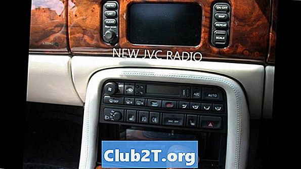2004 재규어 XK8 자동차 라디오 배선 다이어그램