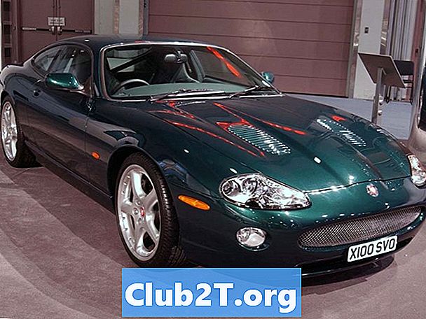 2004 Jaguar XKR automatische gloeilampafmetingen