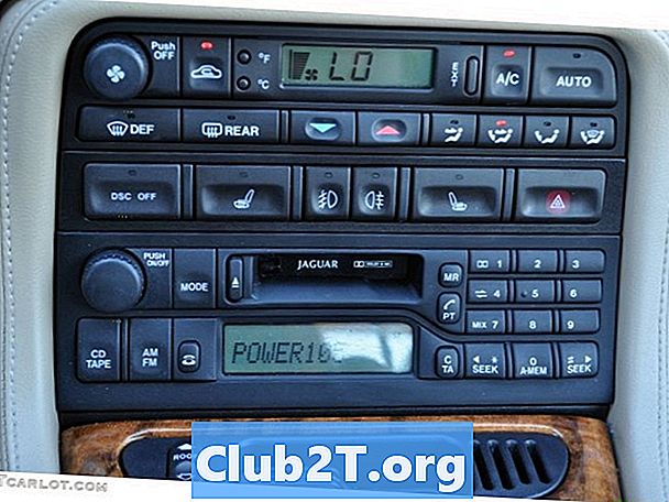2004 Jaguar XKR Car Audio vezetékezési útmutató