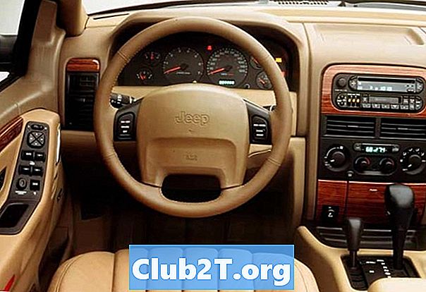 2004 Jeep Grand Cherokee Laredo Avtomobilska pnevmatika Velikost Info