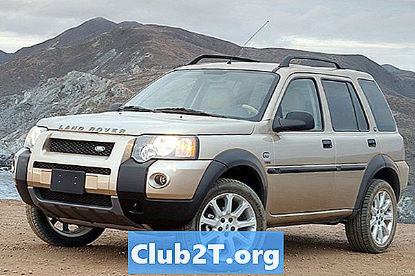 2004 Schemat okablowania radia samochodowego Land Rover Freelander