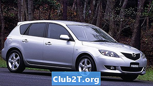 2004 Mazda 3 Auto Bombilla Tamaños de reemplazo