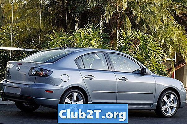 2004 Mazda Mazda 3 i Rim rehvi suuruse skeem
