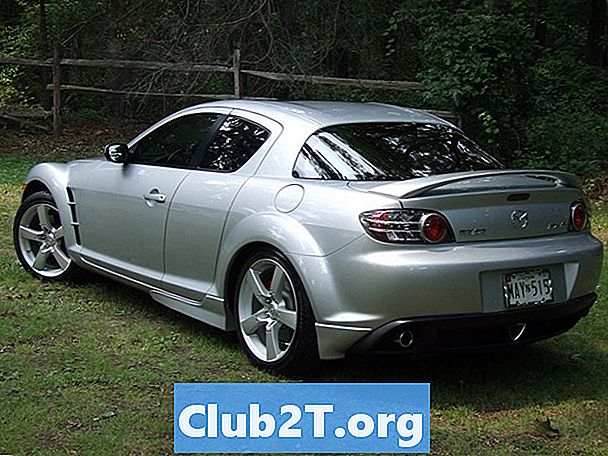 2004 Mazda RX8 -autoturvallisuusjohtojen kaavio