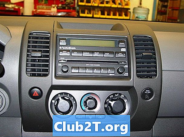 2004 Nissan Xterra Car Stereo Instalační diagram