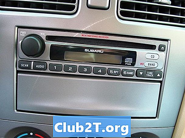 2003 m. Subaru Forester automobilių radijo laidų schema