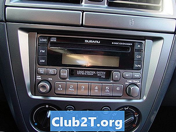 2004 Diagramă de sârmă radio pentru automobile Subaru WRX