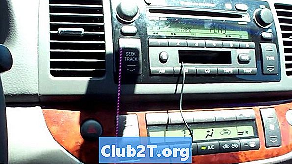 2004 Тойота Камри Диаграма на автомобилното радио
