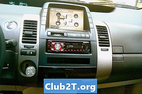 Guide de câblage stéréo de voiture Toyota Prius 2004