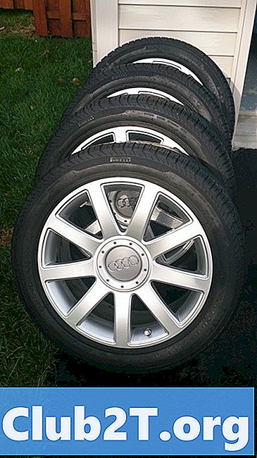Tableau des tailles des pneus Audi A8 2005