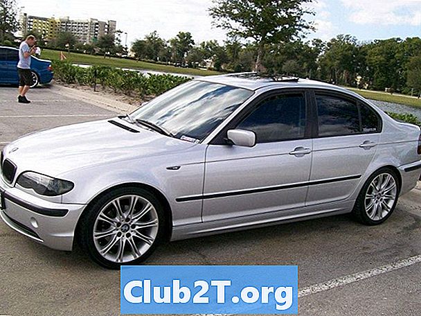 Biểu đồ kích thước bóng đèn tự động năm 2005 BMW 325ci