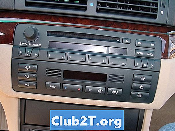 2005 Schemat okablowania radia samochodowego BMW 325i