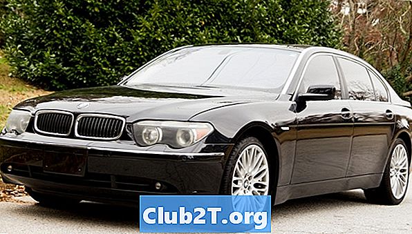 2005 BMW 745Li ยานยนต์หลอดไฟขนาดแผนภาพ
