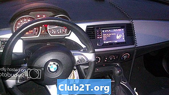 2005 BMW Z4 Автомобільна стерео схема встановлення