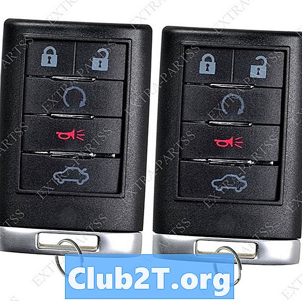 2005 Cadillac CTS Remote Start System Kabling Instruksjoner