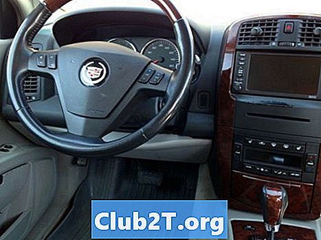2005 Cadillac SRX attālinātās automašīnas starta stieples shēma