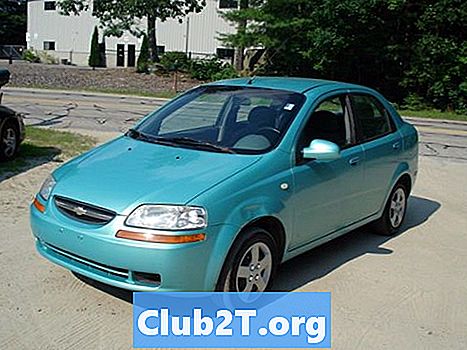 2005 Chevrolet Aveo Auto žiarovky Veľkosť Guide