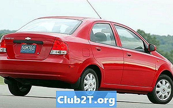 2005 Chevrolet Aveo LS OEM -renkaiden tiedot