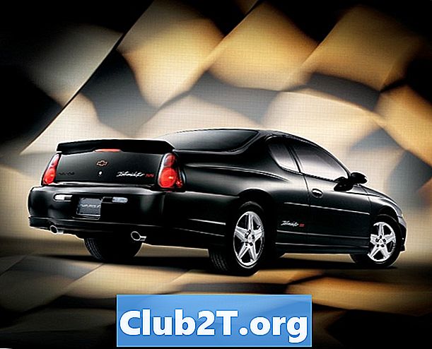 2005 Chevrolet Monte Carlo auto radio vadu shēma