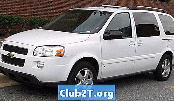 2005 Chevrolet Uplander Light Bulb Size Reference
