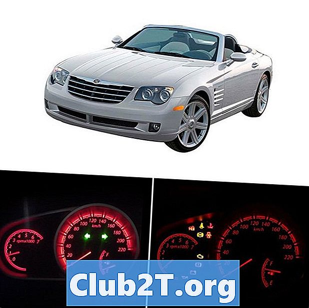 2005 Chrysler Crossfire Car Lightbulb Size Diagram