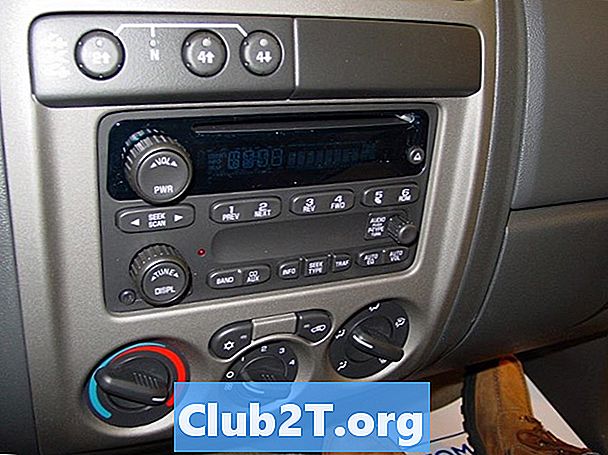 2005 Ghid de instalare pentru mașini stereo GMC Canyon