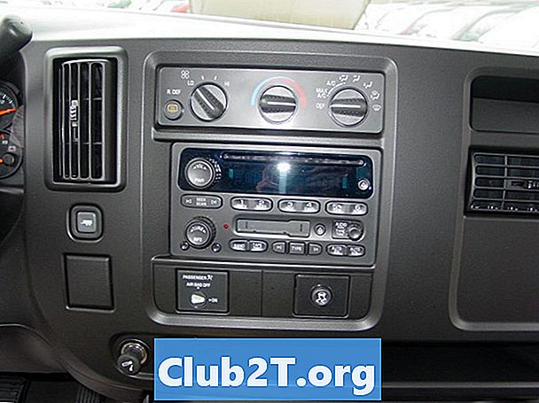 2005 GMC Savana automašīnas radio vadu krāsu vads