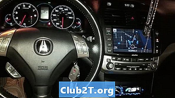 2005 „Honda Accord 6“ garsiakalbių sistemos automobilių stereo radijo laidų schema