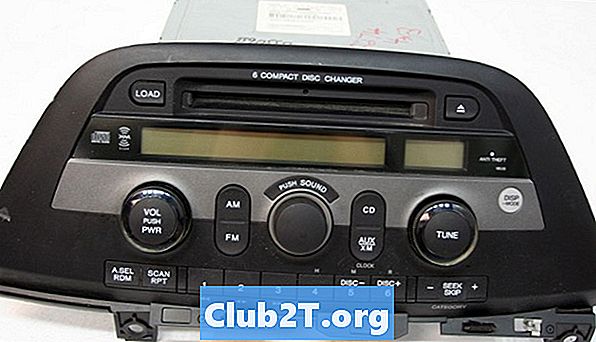 2005 הונדה אודיסיאה רכב רדיו סטריאו אודיו חיווט תרשים