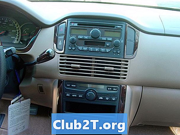 2005 m. „Honda Pilot“ automobilių radijo stereo garso laidų schema