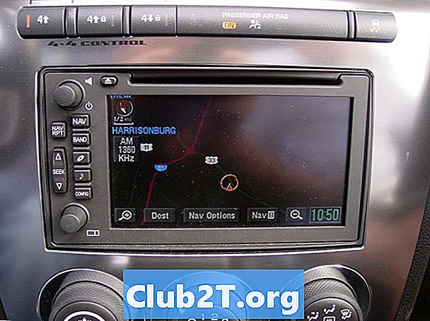 2007 Hummer H3 auto stereokõlarite traadi värvid