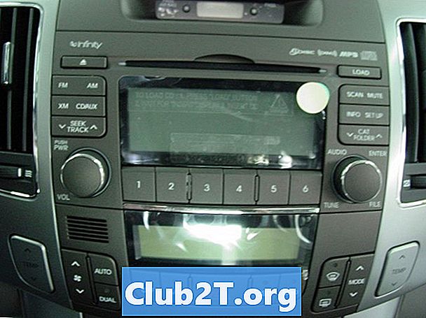 2005 Hyundai Sonata auto radio stereo vadu shēma