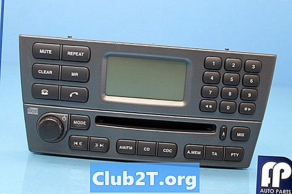 2004 Jaguar XJ8 auto radio vadu shēma