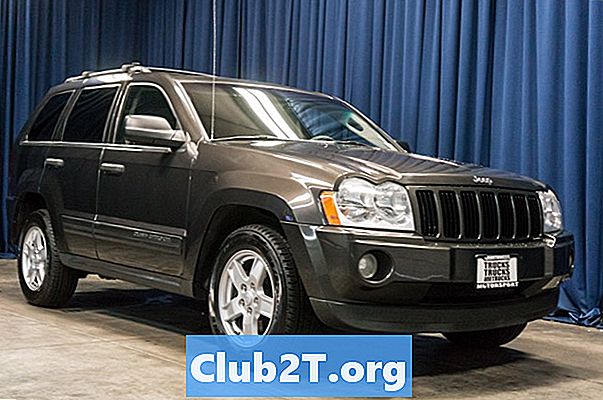 2005 Vodnik za določanje velikosti avtomobilskih pnevmatik Jeep Grand Cherokee Laredo