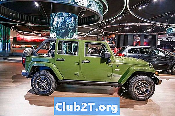 2005 Jeep Grand Cherokee asenduslamp suurusega tabel