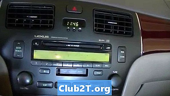 2005 לקסוס ES330 רכב רדיו סטריאו חיווט תרשים