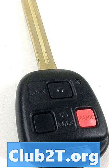 2005 Lexus GX470 atslēgas atslēgas starta vadu rokasgrāmata