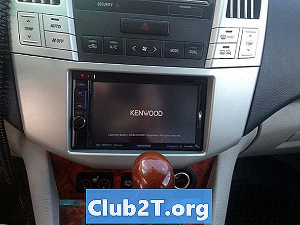 2005 Lexus RX330 automašīnas stereo instalācijas rokasgrāmata