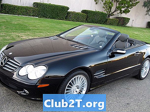 Sơ đồ kích thước lốp xe ô tô năm 2005 của Mercedes SL500