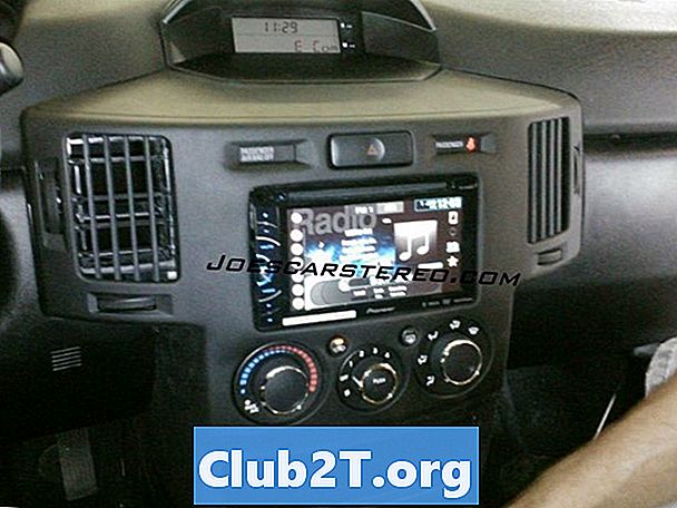 Diagrama de fiação de áudio estéreo de rádio automotivo 2005 Mitsubishi Endeavor